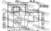 FEBEST 2111-GERH Joint, drive shaft